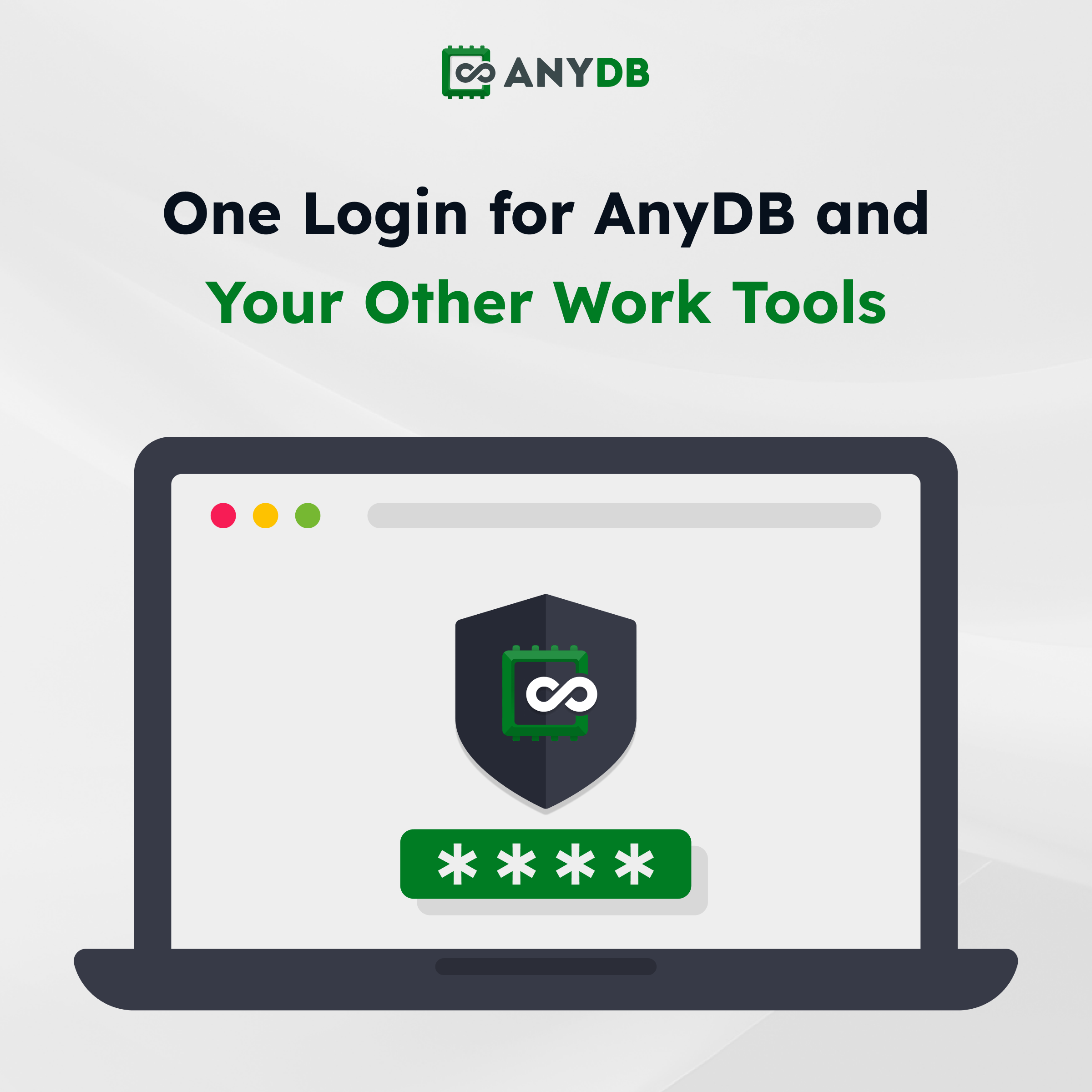 Signing in to AnyDB with single sign-on