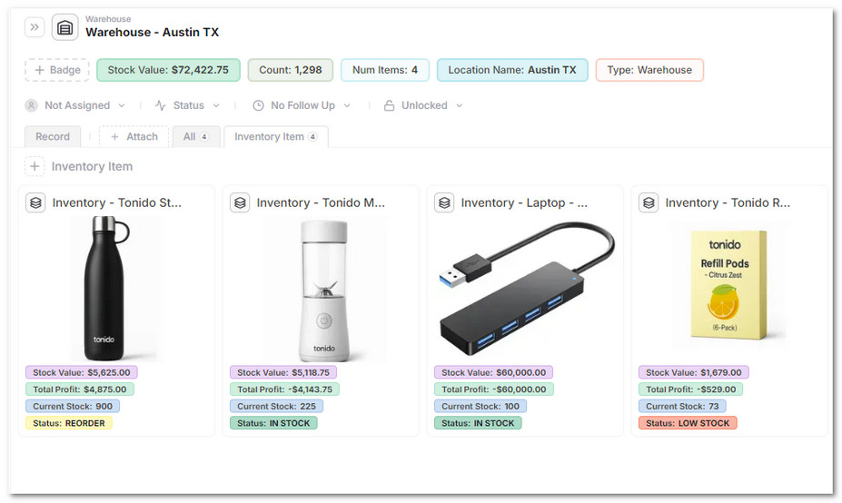 AnyDB Inventory Management Image