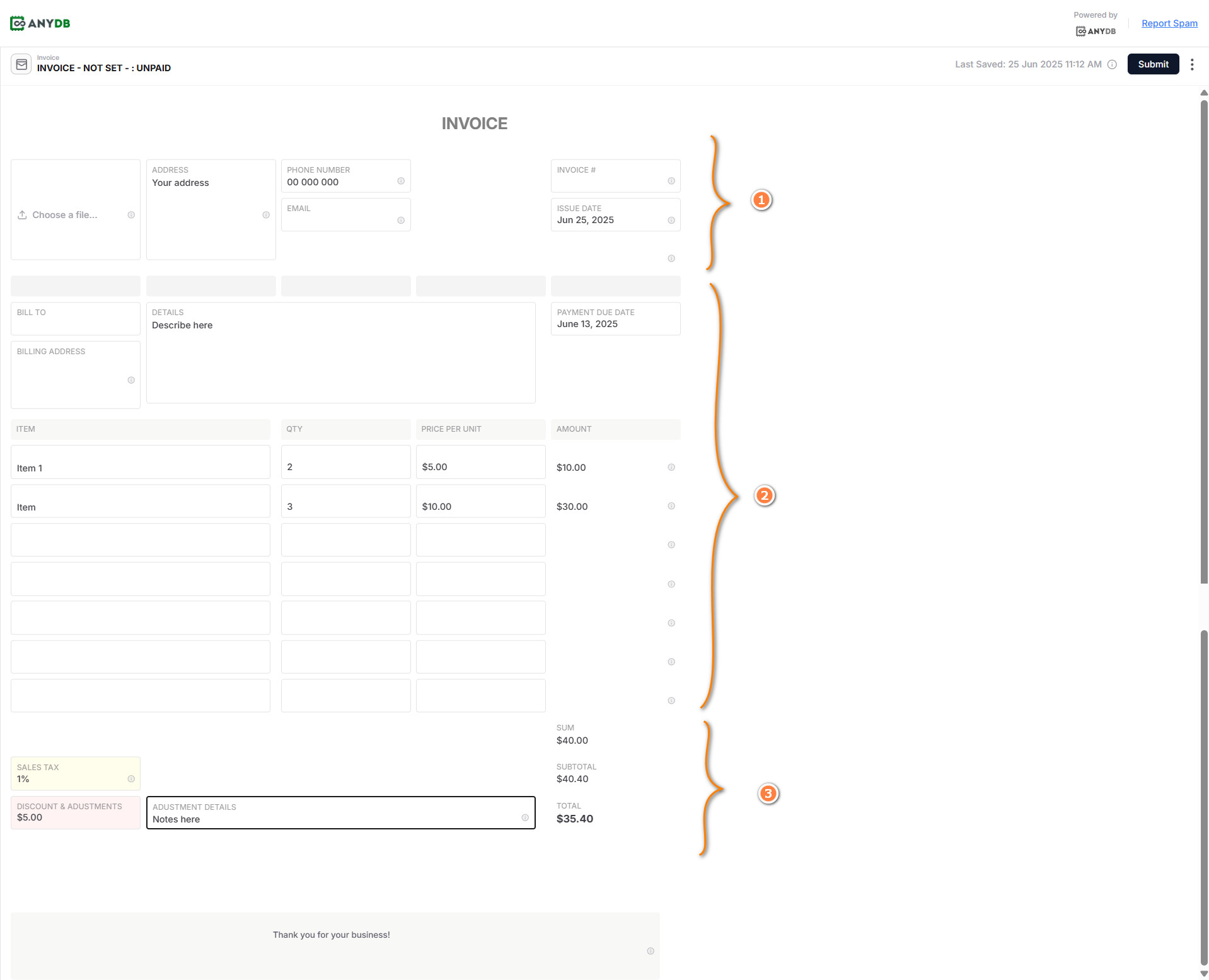 Invoice Management