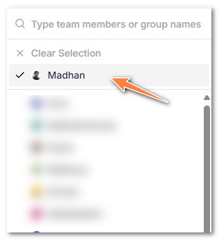 Removing assigned items