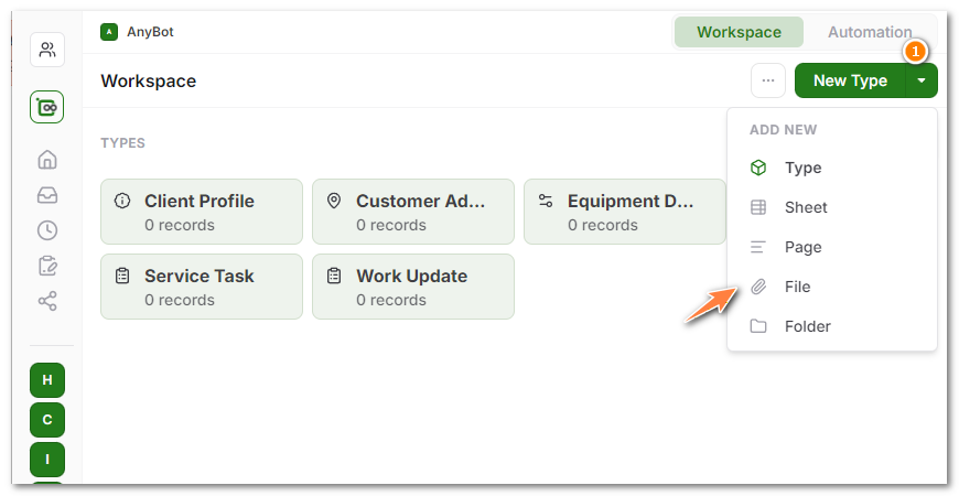 Select File to Upload