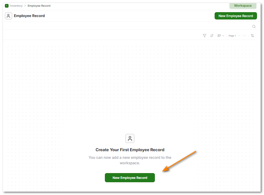 AnyDB New Employee Record