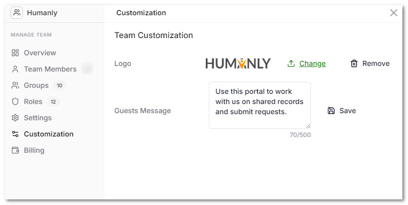AnyDB Customization Options