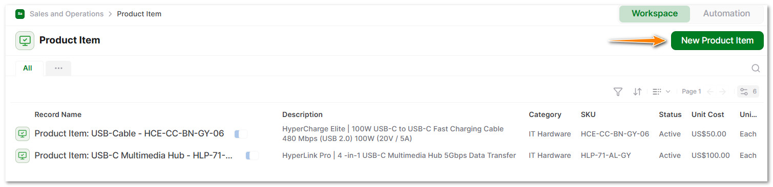 Sales and Operations