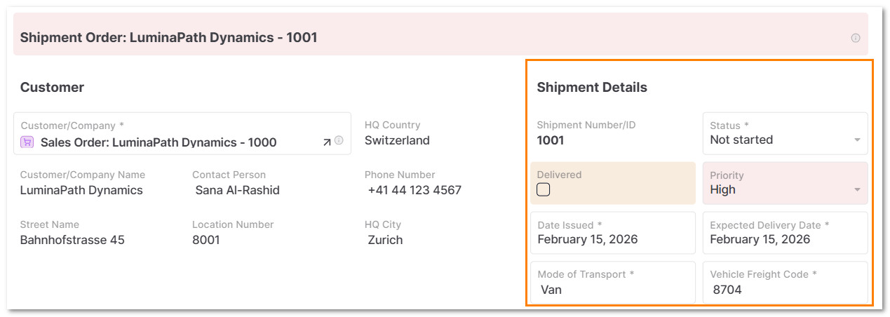 Sales and Operations