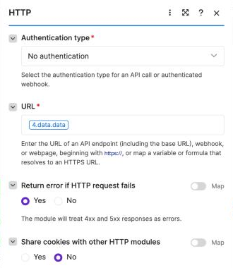 Module 3: No authentication, URL 4.data.data